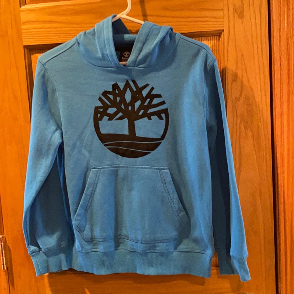 Timberland boys Medium 10-12 Blue hoodie 💙